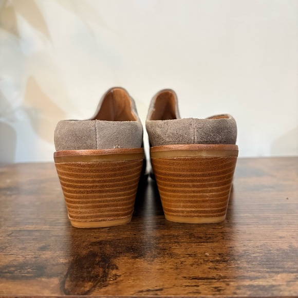 Sofft Nicki Leather Wedge Mules Size 9.5 - Picture 3 of 8